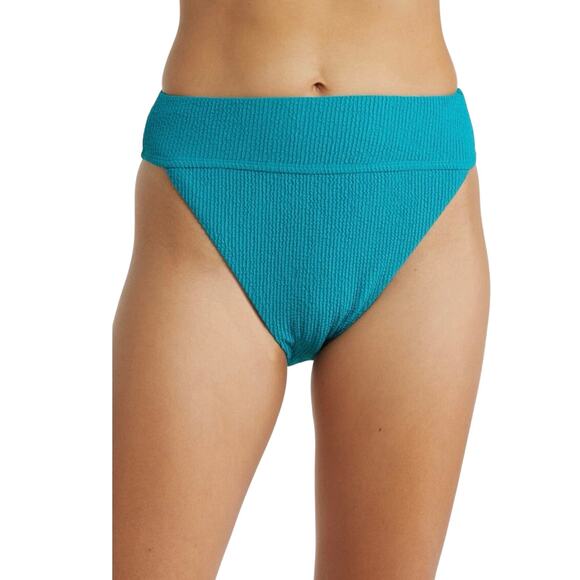 VYB Pink Ribbed High Waist Bikini Bottoms XL NWT Swimwear - Picture 7 of 7